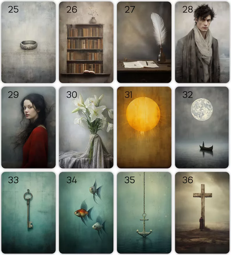 Silver Night Lenormand