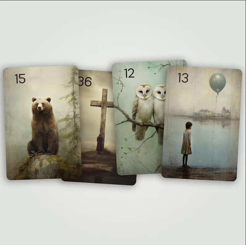 Silver Night Lenormand